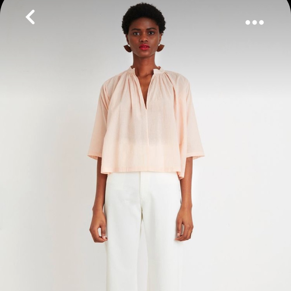 Split neck top from Apiece Apart